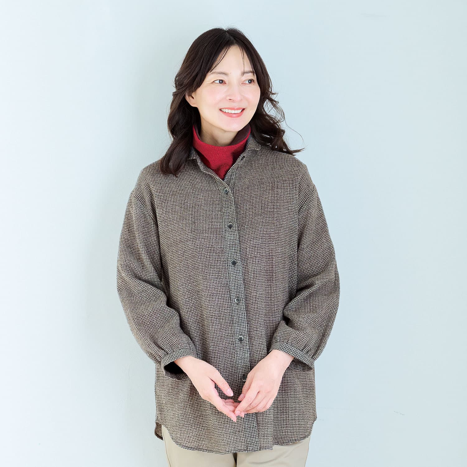 ウールガーゼチュニック