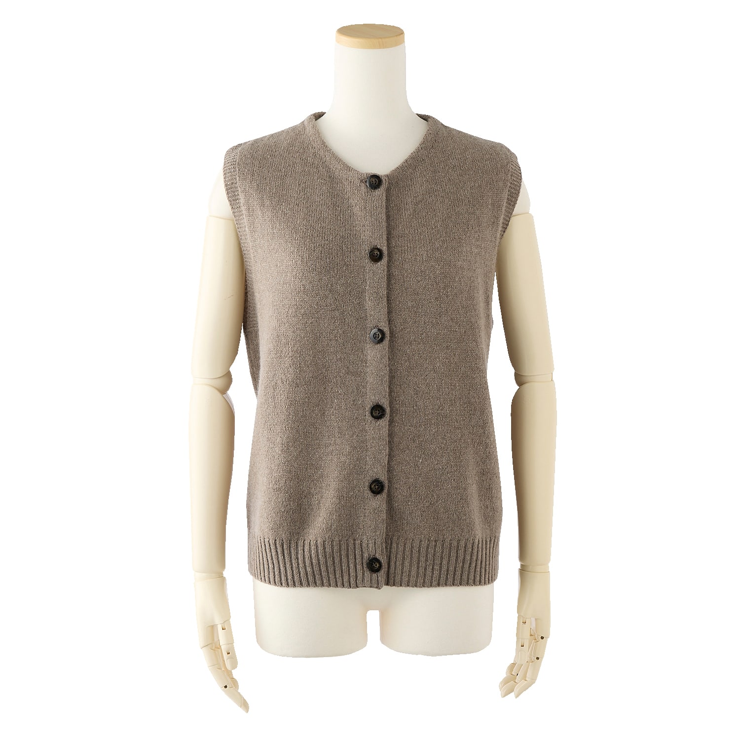 カシミヤ混ニットベスト 『着心地のいい服』通販ショップ