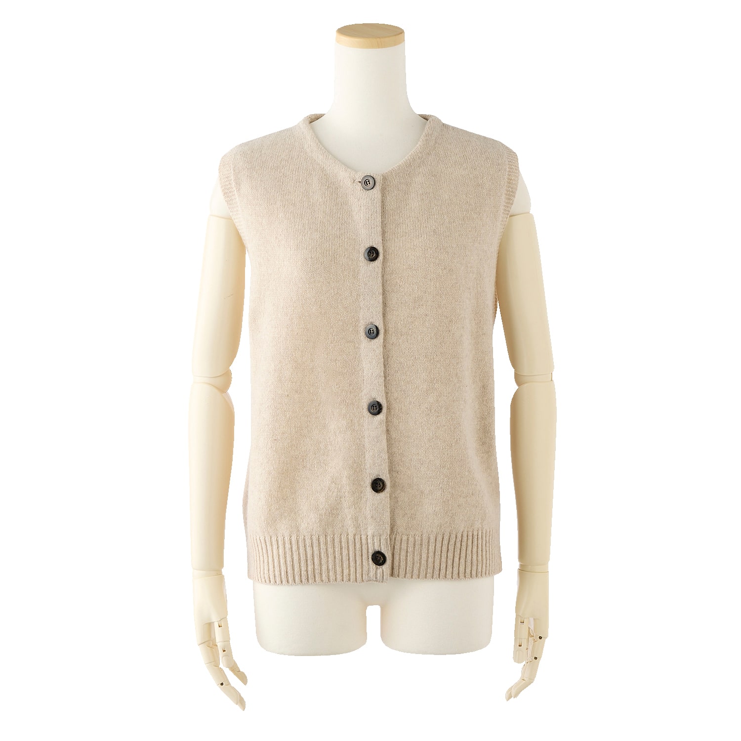 カシミヤ混ニットベスト 『着心地のいい服』通販ショップ