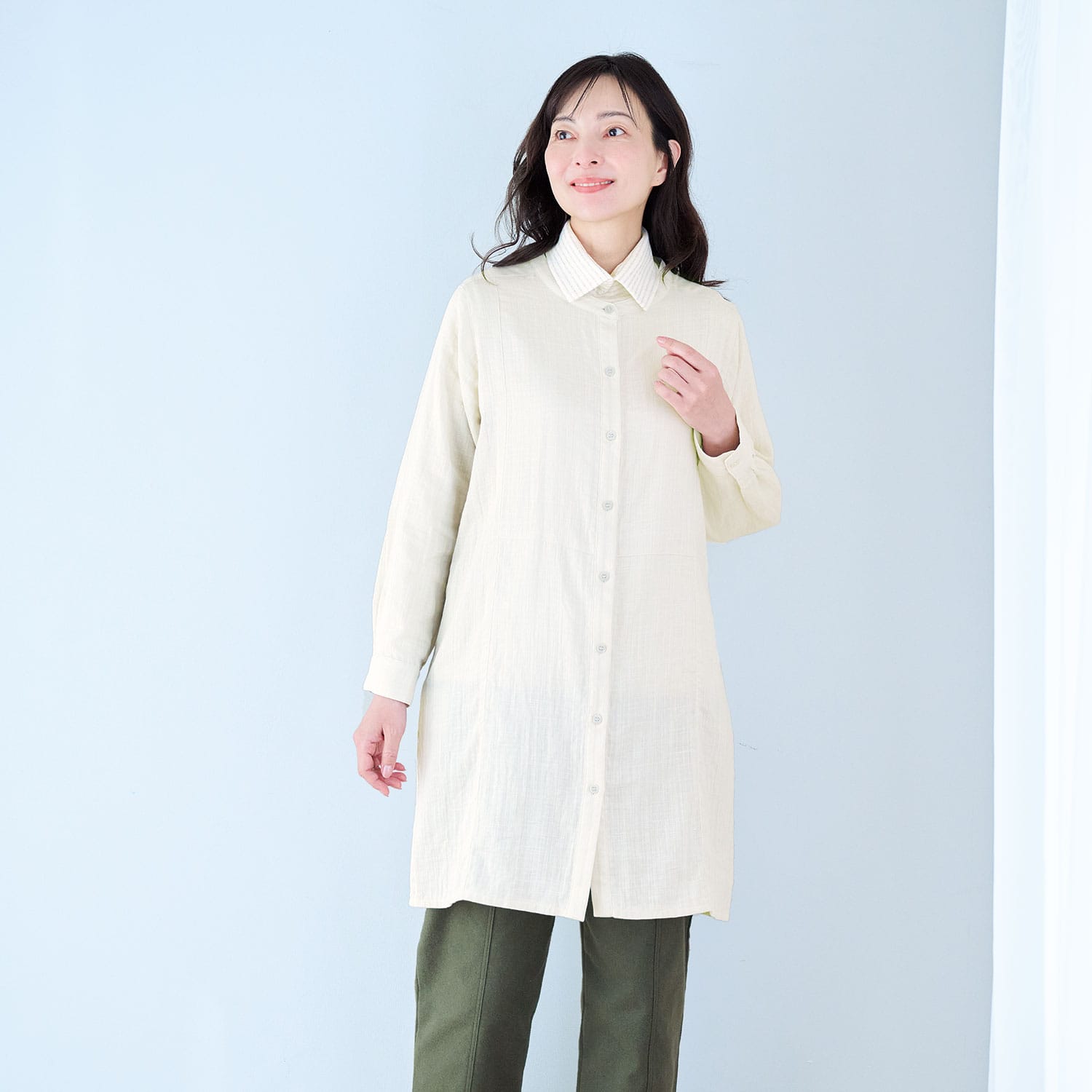 ダブルガーゼチュニック