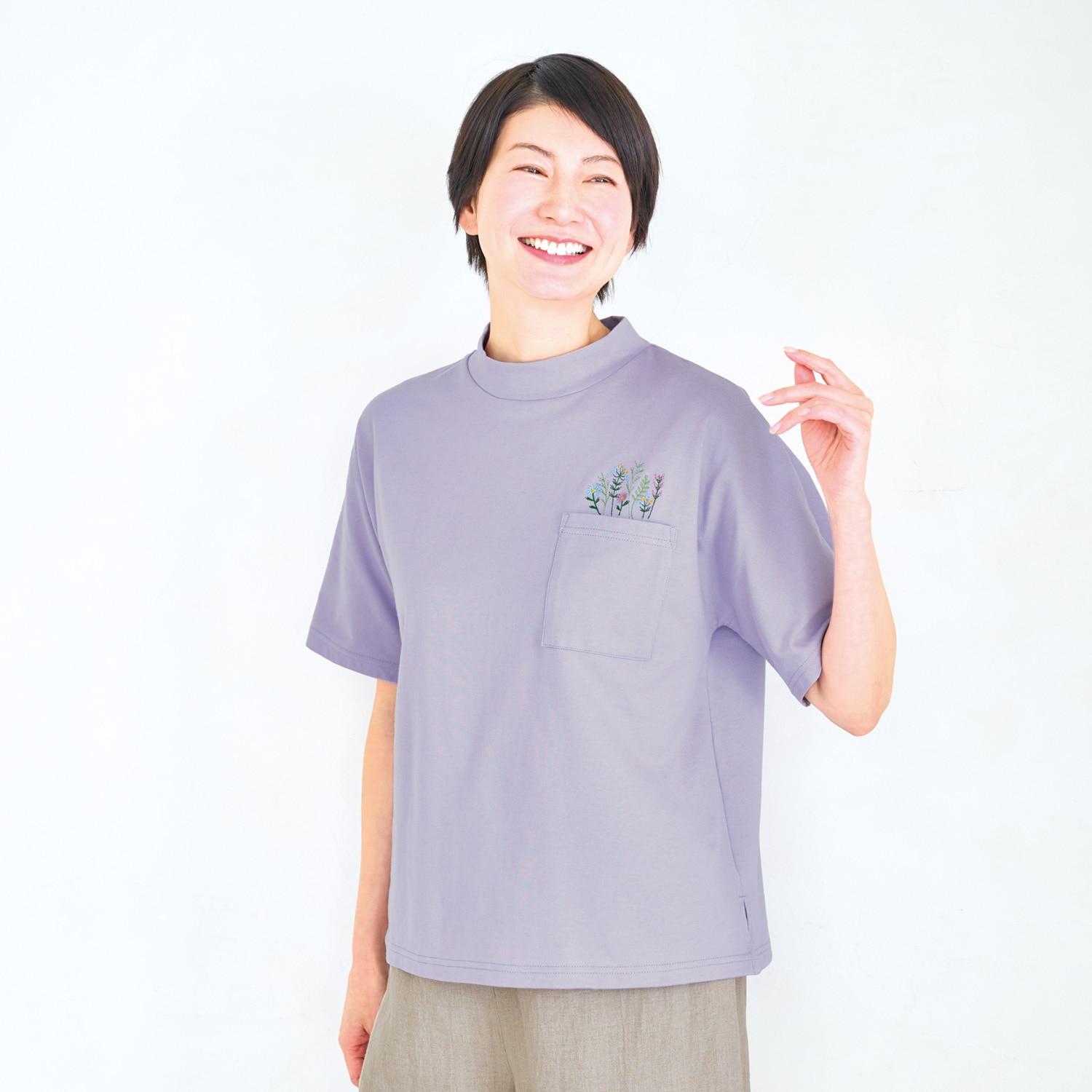 花咲く大人のドルマンＴシャツ