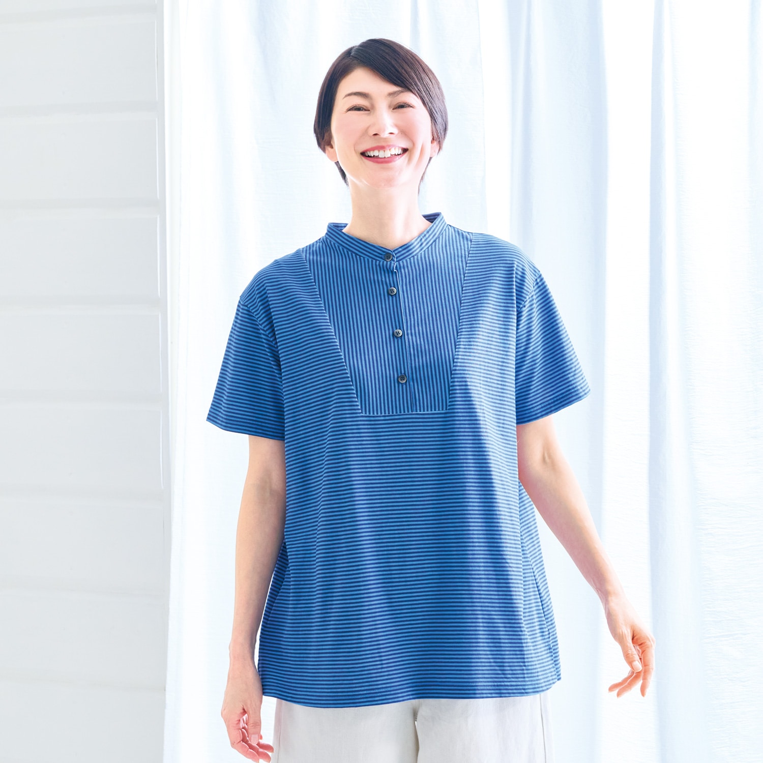 涼感きちんと見えチュニック 『着心地のいい服』通販ショップ