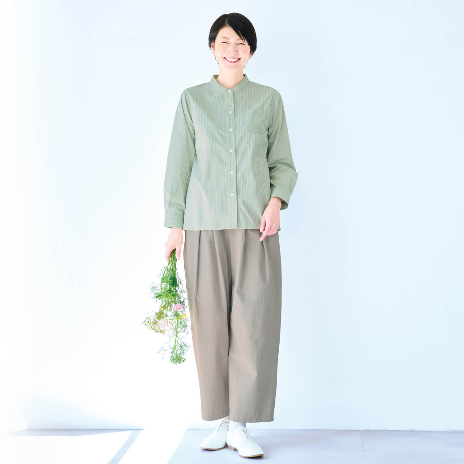 天日干しコットンパンツ