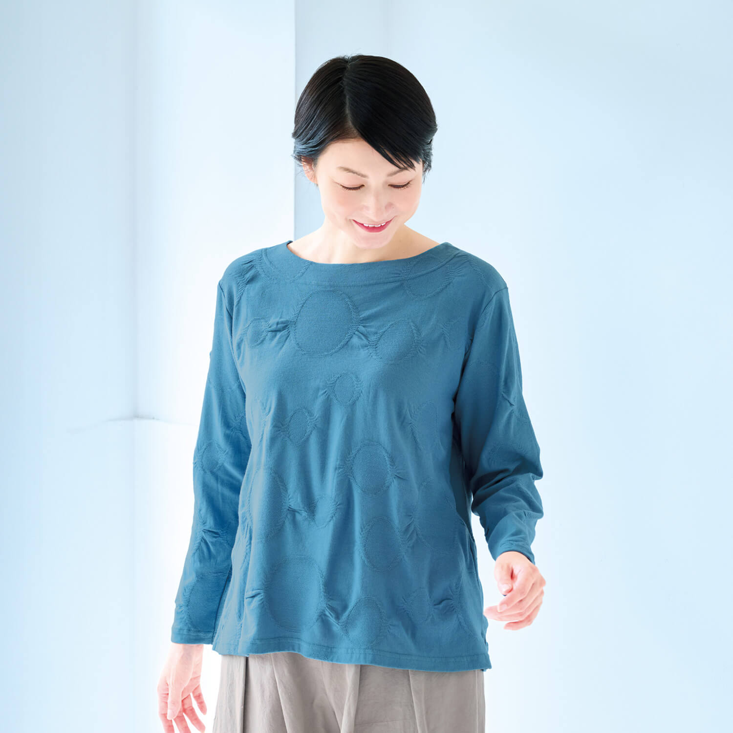 ドットジャカードプルオーバー