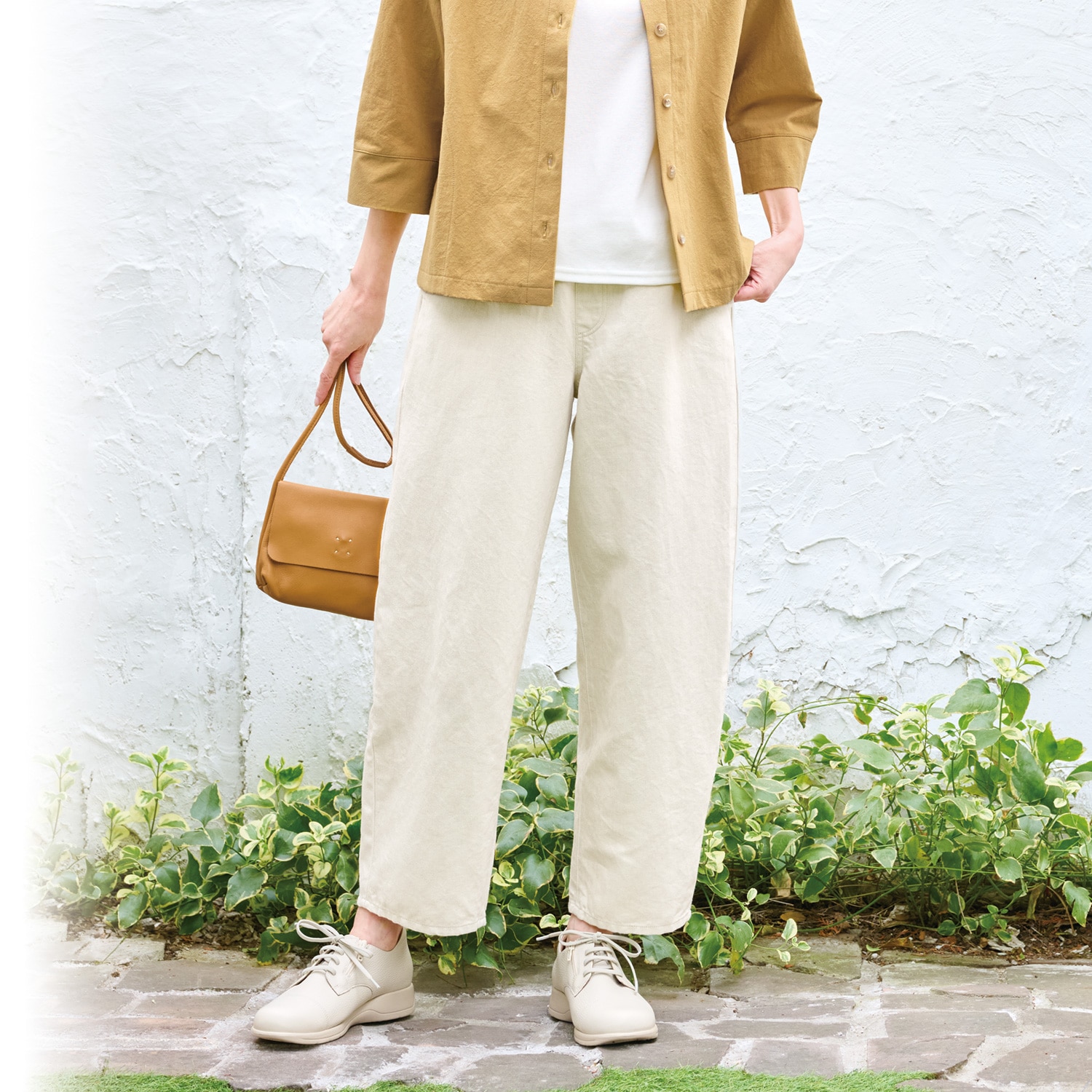 綿麻サマーデニムパンツ