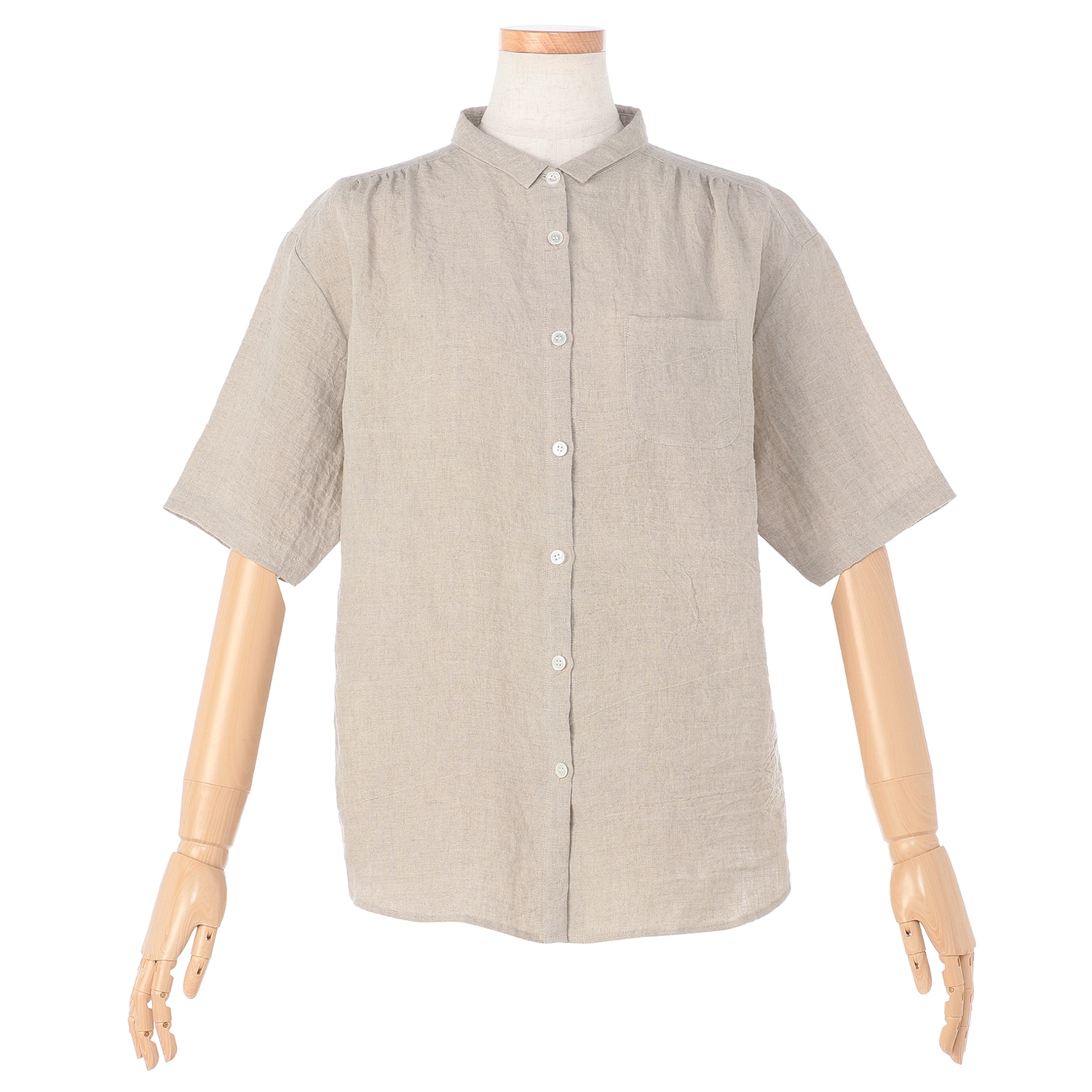 東炊きリネンブラウス