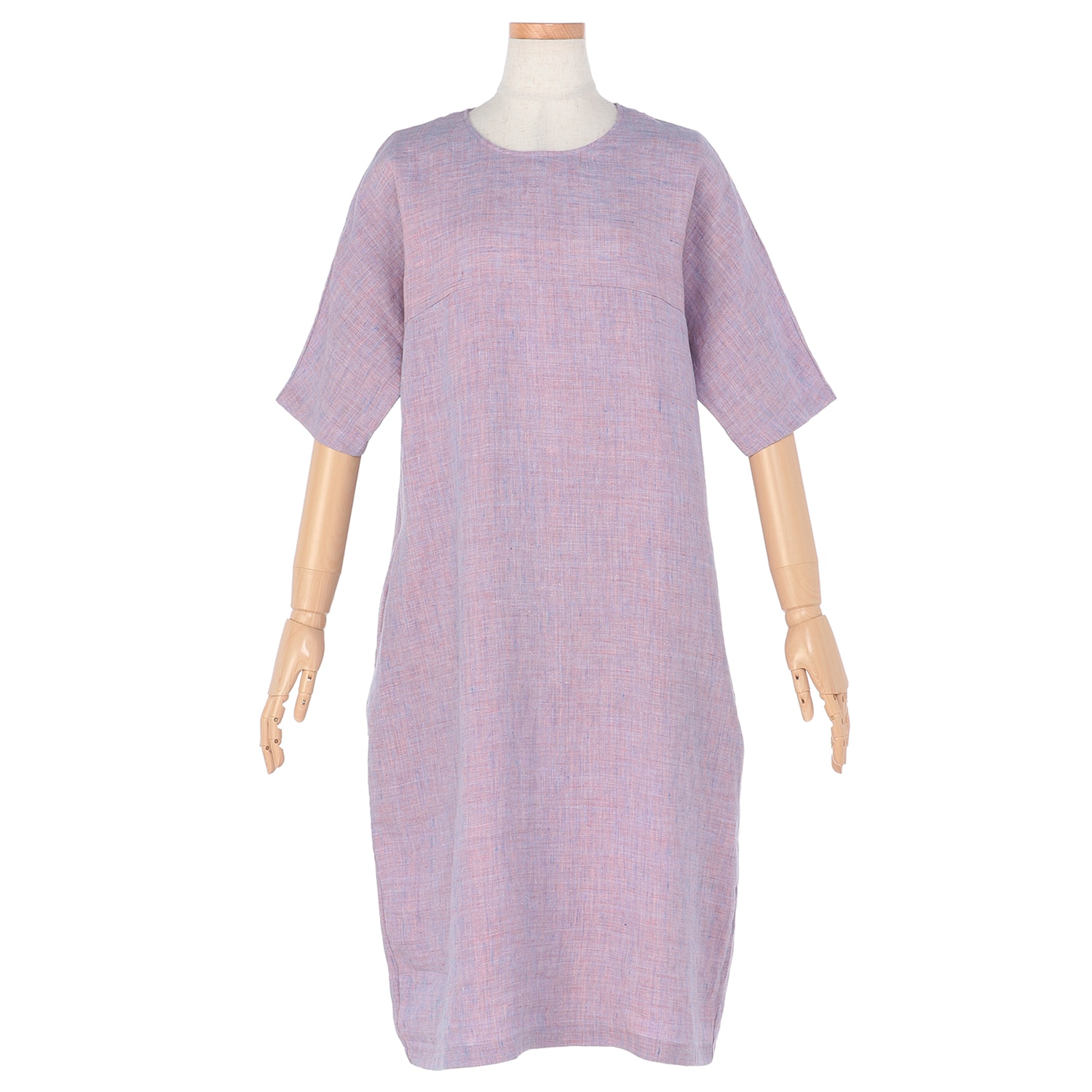 淑女のコクーンワンピース