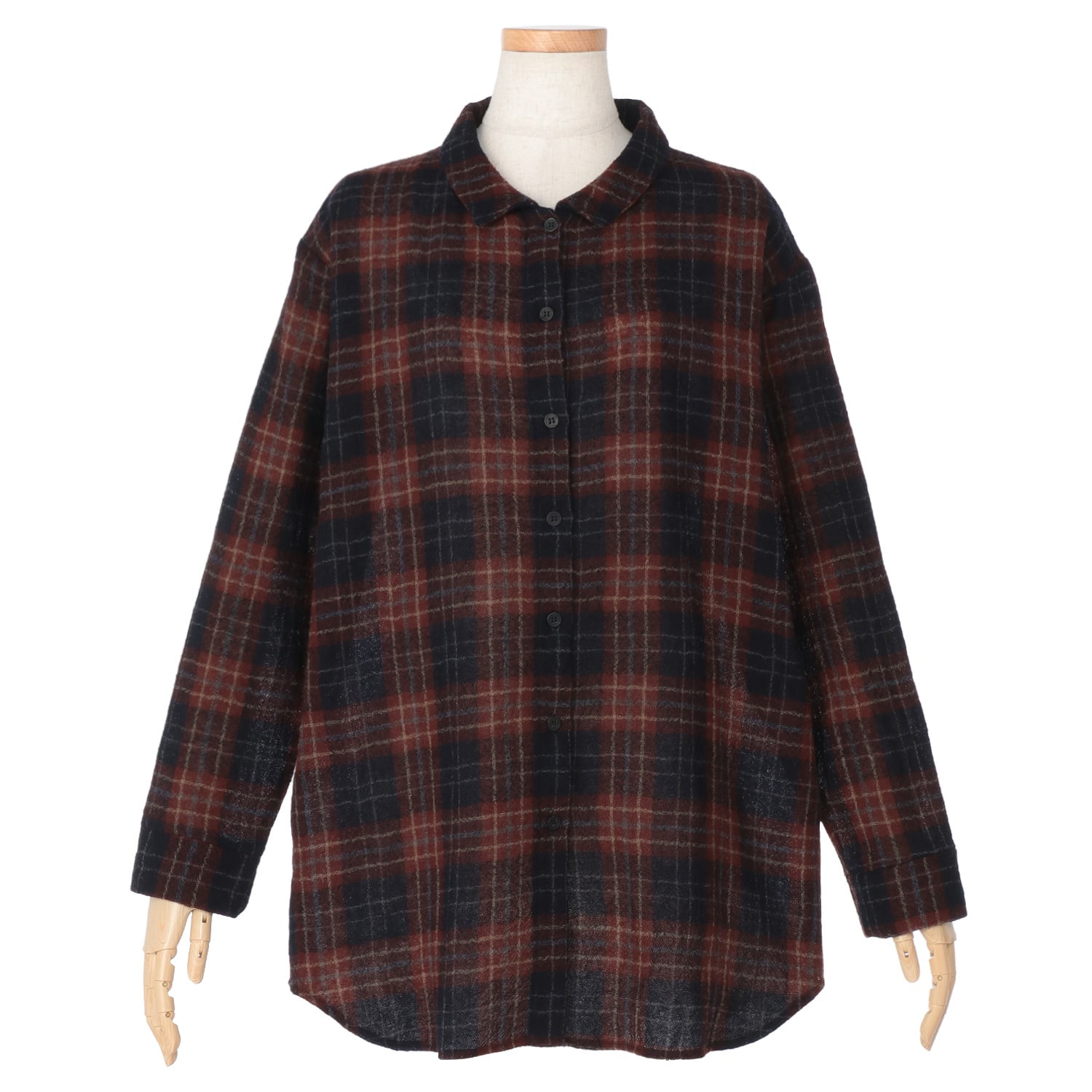 ウールガーゼシャツチュニック 『着心地のいい服』通販ショップ