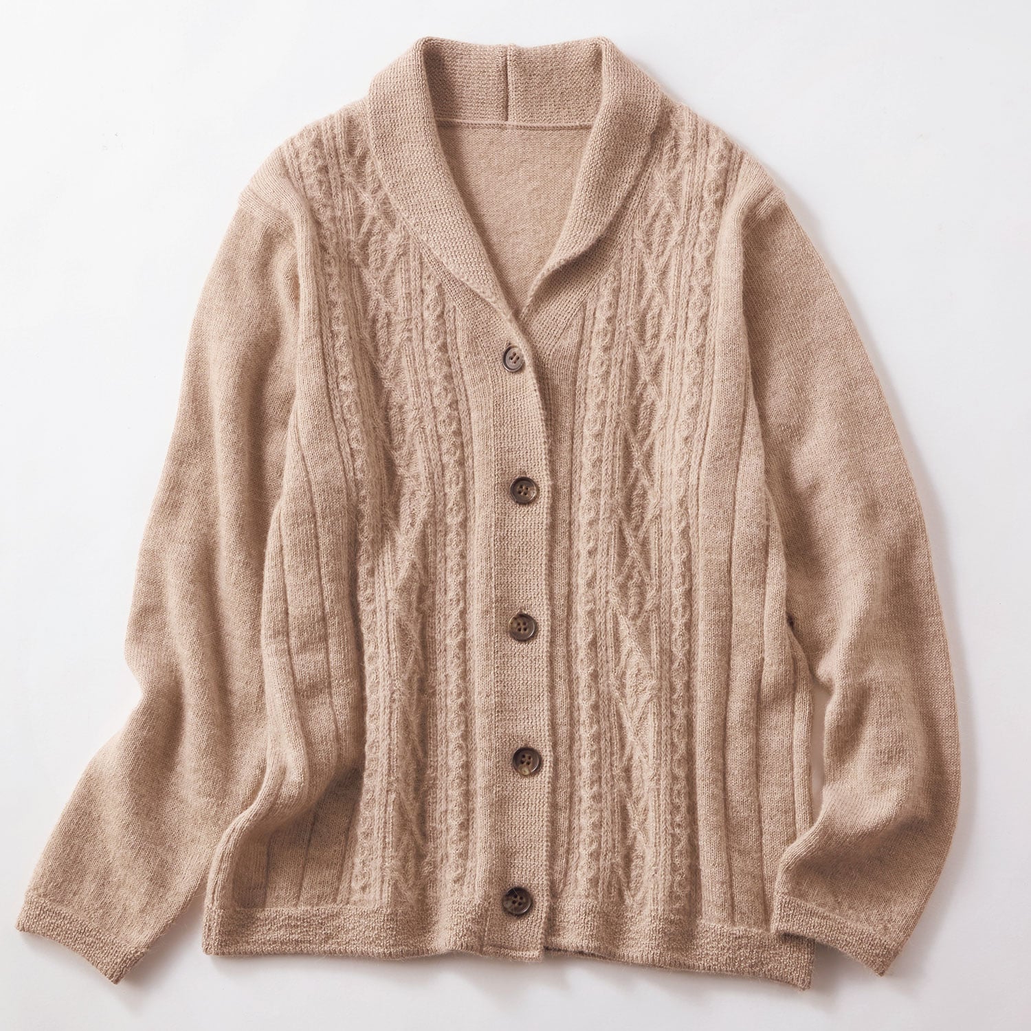 ベビーアルパカショール衿カーディガン 『着心地のいい服』通販